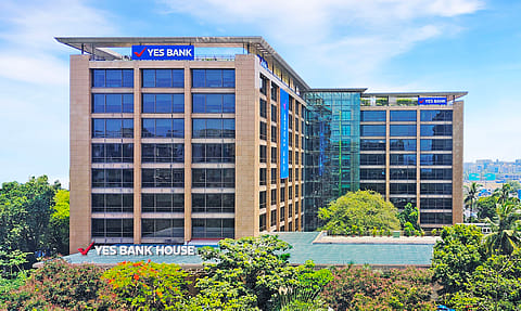 Shares of YES Bank ended 3.81% lower at ₹22.24 apiece on the BSE on Friday